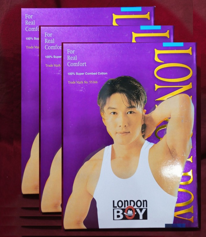 3 Pack London boy Standard quality cotton comfortable mens vest